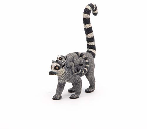 Papo Lemur with Baby Figure by