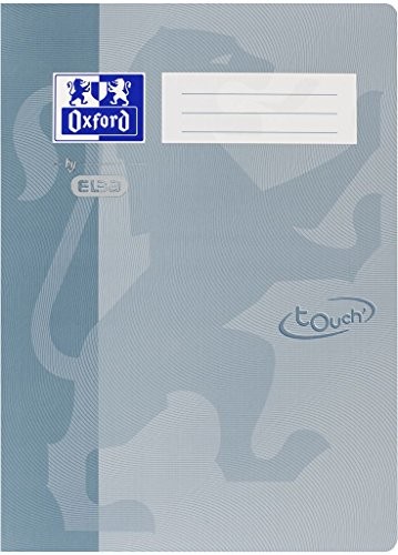 Elba Oxford Oxford by 400103404 skoroszyt z twardej tektury z powierzchnią Soft Touch do formatu DIN A4 w kolorze szarym 400103404