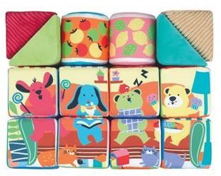 K's Kids Miękkie klocki edukacyjne 12 elementów KA10822 N4/20