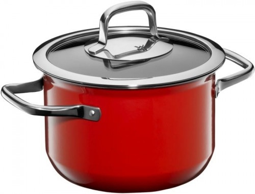 WMF Fusiontec Compact red - Wysoki garnek 18cm, 2,4l 0515695290