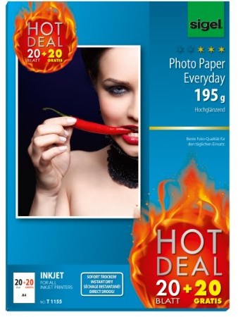 Sigel Fotopapier Everyday A4, biały T1155