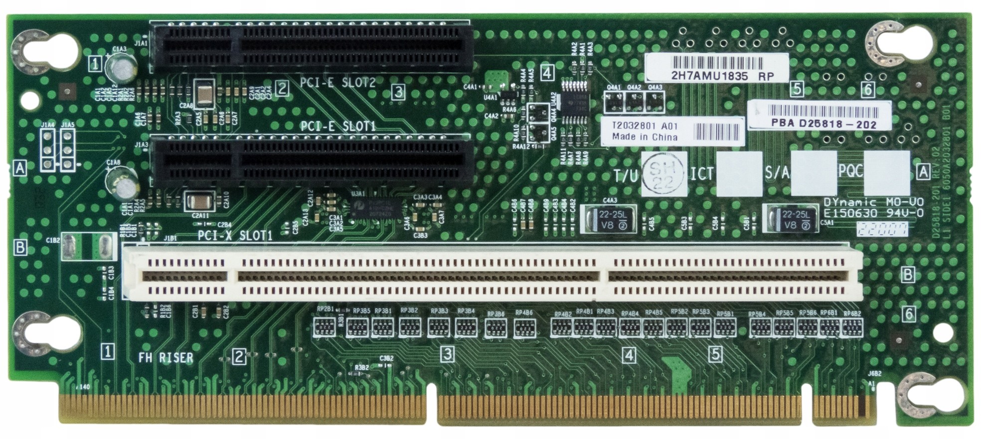 Intel D25818-202 Riser 2U PCIe Pci-x SR2500ALLXR