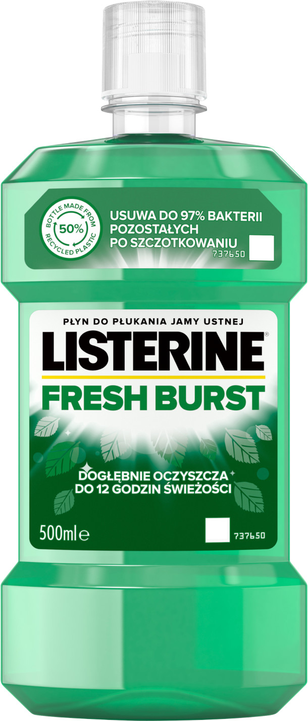 Listerine Fresh Burst płyn do płukania jamy ustnej, 500 ml