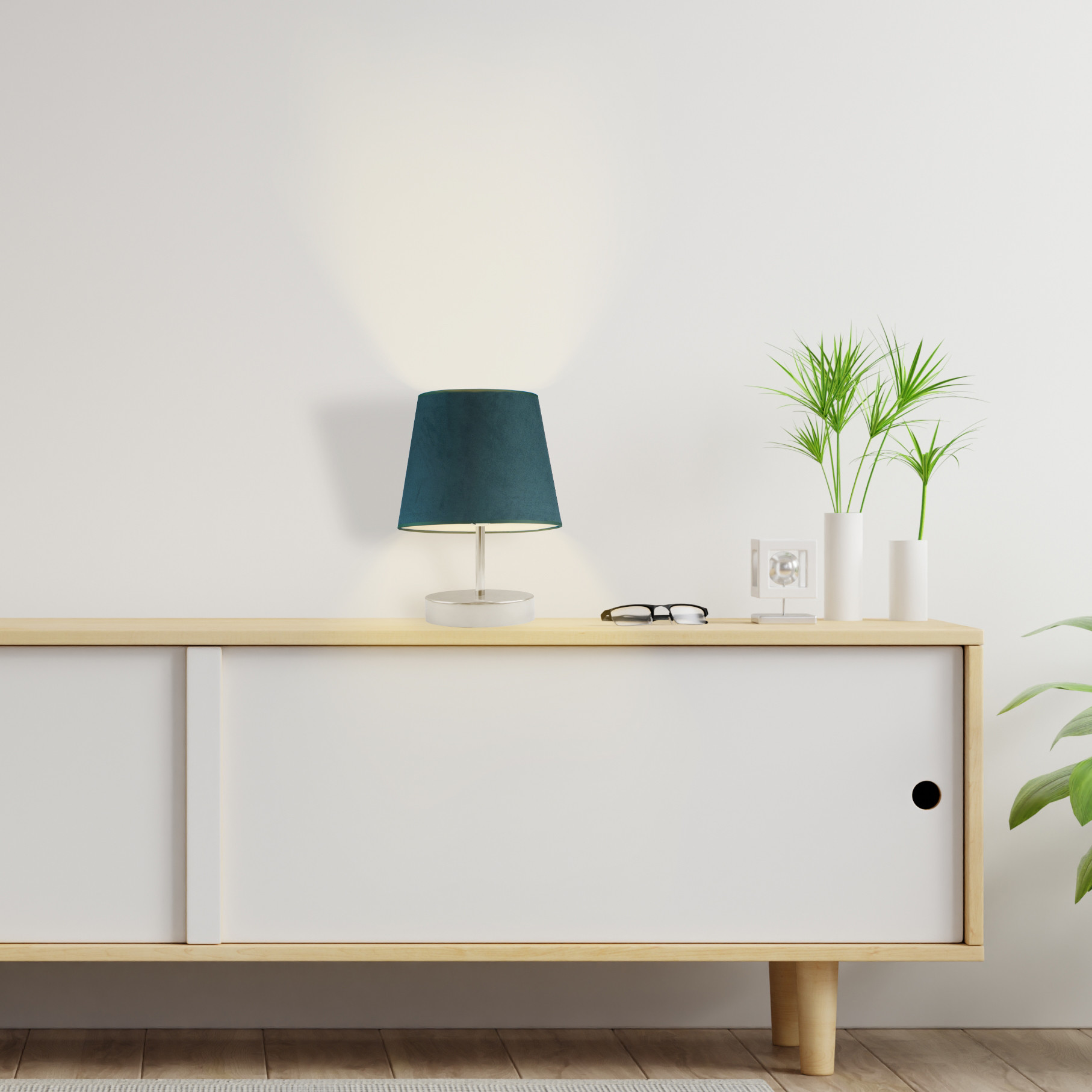 Lysne Lampka na stolik nocny ALMADA VELVET 400038V/2