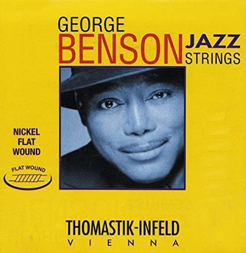 Thomastik Einzelsaite D4 .031fw Nickel, flatwound GB31 für E-Gitarre George Benson Jazz Satz GR114 GB31