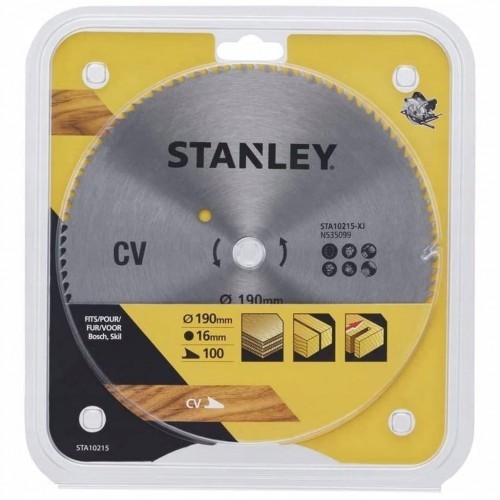 Stanley PIŁA TARCZOWA DO DREWNA CV 190x16 mm 100 STA10215-XJ