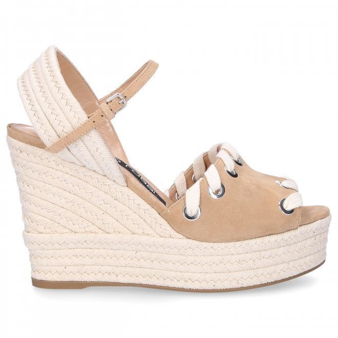 Sergio Rossi Sergio Rossi Espadrilles SR1 ESPADRILLE  skóra cielęca beż