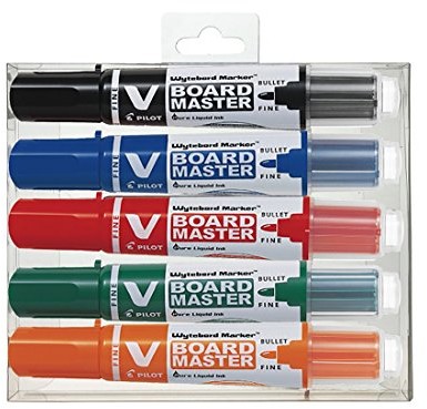 Pilot Pen Pilot BeGreen V-Board Master White Board Marker, delikatna koronka, różne kolory V-board master