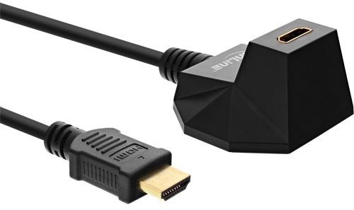 InLine Kabel HDMI HDMI M/Ż Czarny 1m 17531S