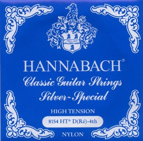 Hannabach Klassik Gita rrensaiten Serie 815 High Tension Silver Special  D4 8154HT BLUE