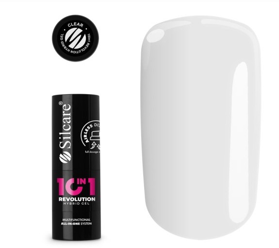 Vanity Silcare 10 in 1 Revolution Airless Lakier Hybrydowy Clear 15g BU50301CLEAR