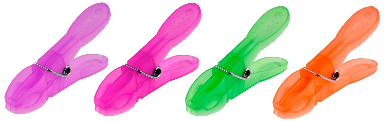 OBI LUX Klamerki do bielizny z tworzywa sztucznego 20 sztuk