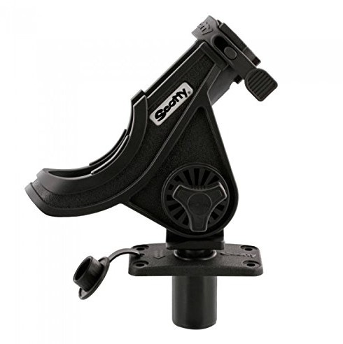 Scotty Baitcaster/spinning Rod Holder Black w/244 Flush MT 281BK