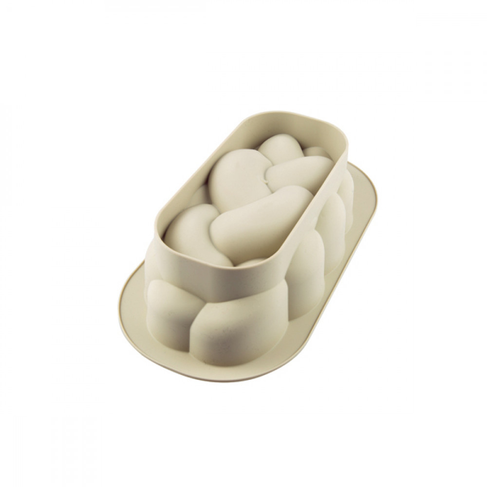 Silikomart Silicone Mould Treccia 28,8 X 15,6 Cm Szara Forma Do Pieczenia Chałki Silikonowa