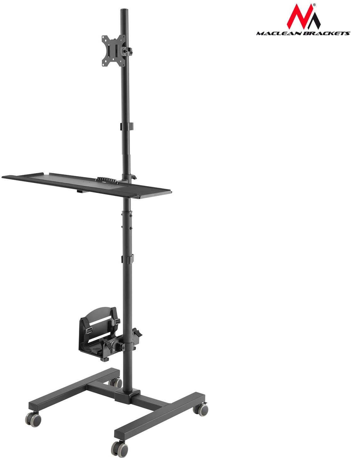 Maclean Stand wózek do monitora CPU na kółkach MC-793 MC-793 ! MC-793