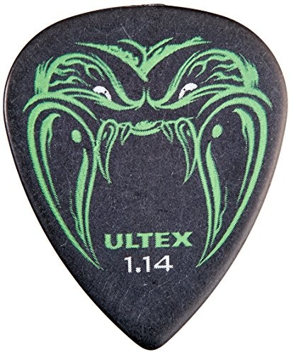Dunlop DL P 0087 ph112p1.14 Ultex hetf Mayen Players Pick (6 sztuki) Czarny PH112P1.14