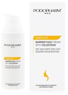 PODOPHARM SKINFLEX Krem barierowy do twarzy z colostrum Podopharm 50 ml 2825-56341