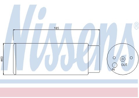 NISSENS Osuszacz klimatyzacji 95380