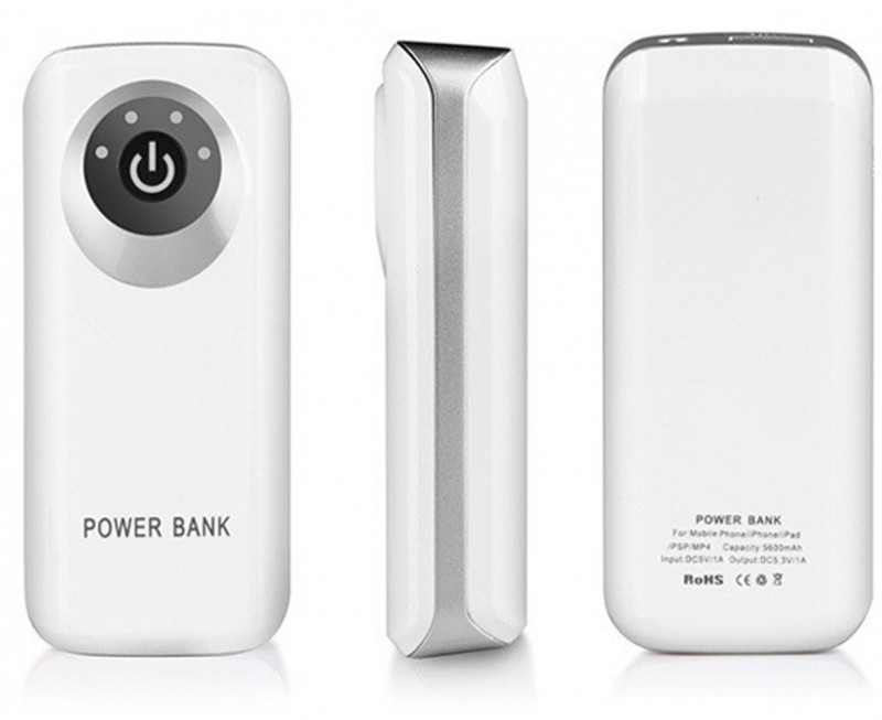 "gustaf" Kacper Gucma "" Akumulator zewnętrzny Power Bank 4400mAh Li-Ion DC 5V 1A +latarka LED