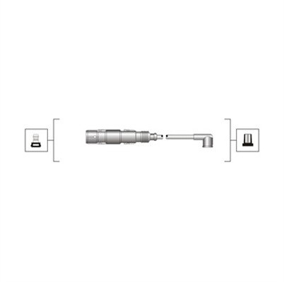 MAGNETI MARELLI Zestaw przewodów zapłonowych MAGNETI MARELLI 941319170096