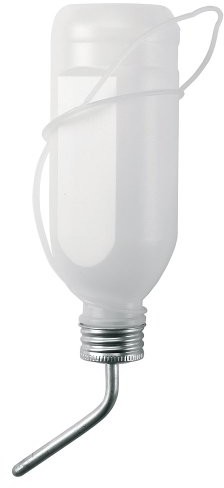 Kerbl KERBL 74120 akcesorium do picia dla królik, 500 ML z tworzywa sztucznego z aluminium zakładkami
