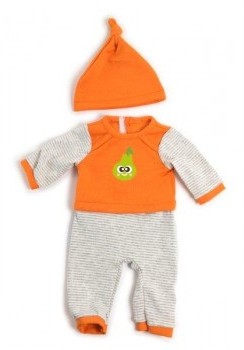 Miniland Ubranko dla lalki 40 cm pomarańczowa piżamka