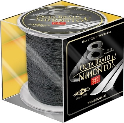 Mikado Plecionka Octa Braid 0,26mm 300m Black