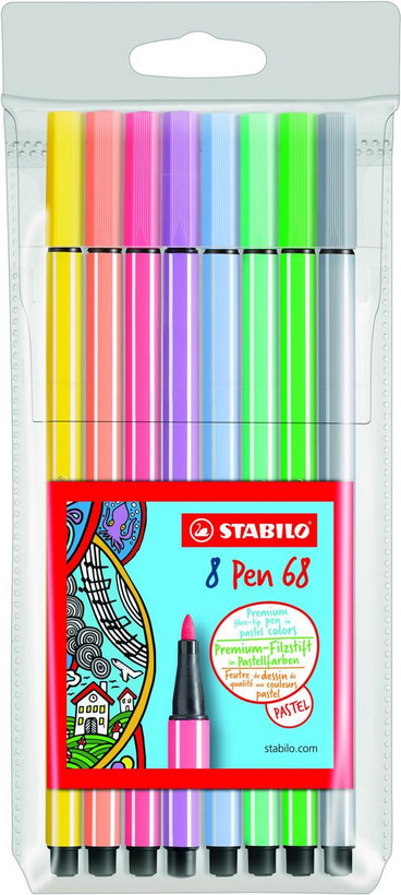 Corex Flamaster Pen, 8 pastelowych kolorów
