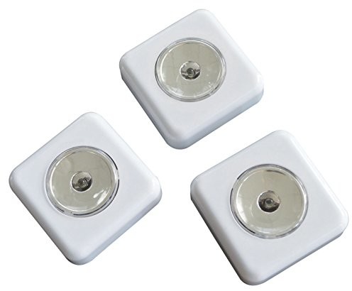 Tibelec Tworzywo sztuczne tibelec 343610 Kit Mini bulaj LED na baterie 1 W biały 27 X 70 MM 3-częściowy 343610