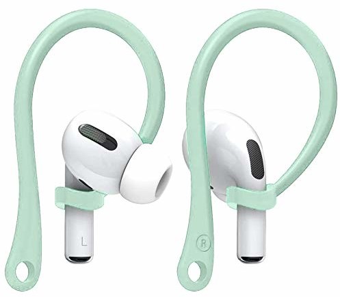 Apple StyleDesign StyleDesign, Kolczyki na uszy EarHooks kompatybilne z AirPods Pro i AirPods 2, 1 uchwyt na ucho idealne do uprawiania sportu i aktywności na świeżym powietrzu, kolor zielony 4260648038643