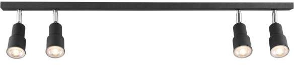 MLAMP Natynkowa LAMPA sufitowa ADX 985PL/L1 metalowa OPRAWA listwa regulowane reflektorki czarne ADX 985PL/L1