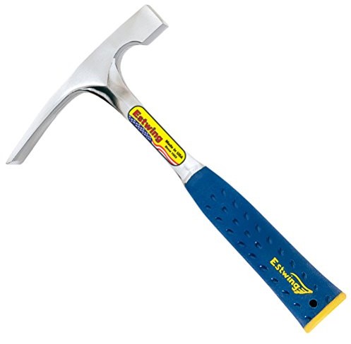 Estwing E3  16blc 16 oz, gładka powierzchnia Brick warstwy kroki młotek z transmisją Nylon uchwytu zmniejsza Schock Vinyl E3-16BLC