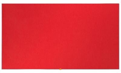 Nobo Tablica filcowa 90x51cm, panoramiczna 40", czerwona ACN1905311