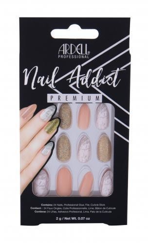 Ardell Nail Addict Premium zestaw zestaw Pink Marble & Gold