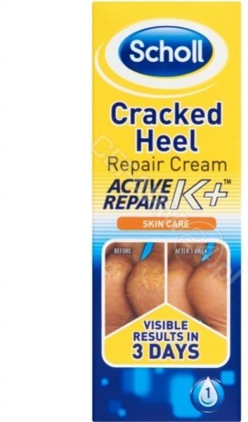 Scholl Reckitt Benckiser Active Repair K+ Krem na pękające pięty 60 ml