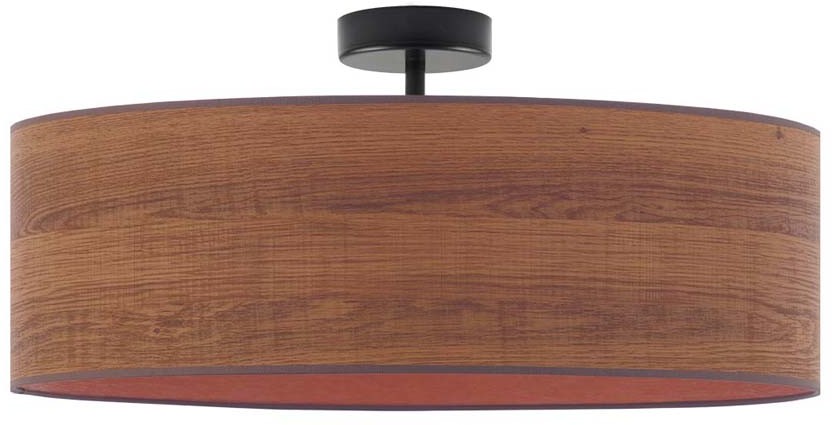 LYSNE Lampa plafonowa do jadalni WENECJA ECO fi - 60 cm - kolor kasztanowy 14527/20 - kolor kasztanowy