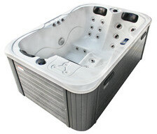 Фото - Каркасний басейн Jacuzzi ogrodowe SPA z hydromasażem 3os Kreta