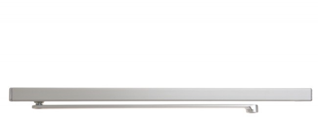 Assa Abloy Szyna ślizgowa G195 z regulacją wysokości (2 mm )śruby niewidoczne do samozamykacza DC340/DC340DA/500/700, srebrna