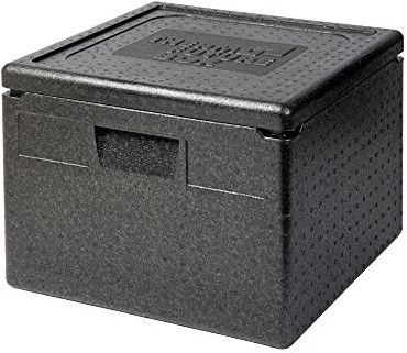 Thermo Future Box pudełko transportowe i izolacyjne, EPS (polipropylen spieniony), czarne, 350 x 350 x 265 mm (12043)
