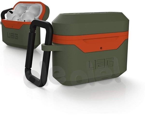 UAG UAG Hard Case V2 AirPods Pro oliwkowo-pomarańczowy 10243F117297