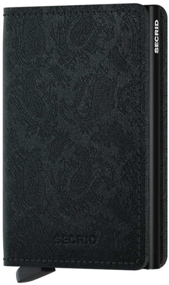 Secrid Mały portfel RFID Slimwallet Secrid Paisley - black SPI-Black