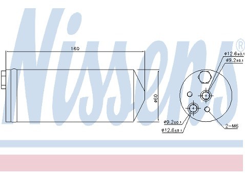 NISSENS Osuszacz klimatyzacji 95485