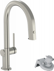 Hansgrohe 76826800 Aqittura M91 FilterSystem 210 wyciągana wylewka 1jet sBox stal szlachetna