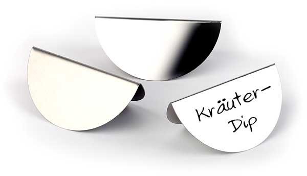 APS Tabliczka Nierdzewna do Etykietowania - 130x70 mm | Zestaw 3 szt. 610