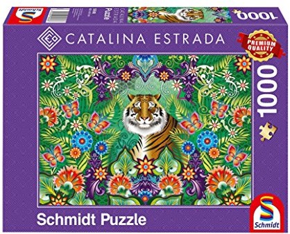 Schmidt Spiele puzzle 59588 Catalina Estrada, BENGA Tiger, 1000 hydrauliczny części puzzle