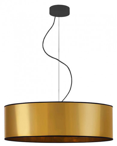 Złoty okrągły żyrandol w stylu glamour 60 cm - EX856 H6-E90