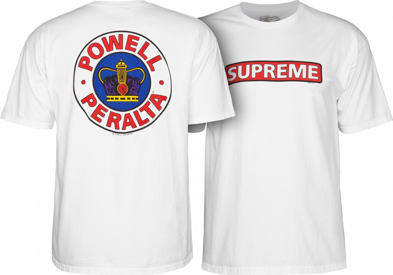 POWELL PERALTA t-shirt POWELL PERALTA SUPREME White