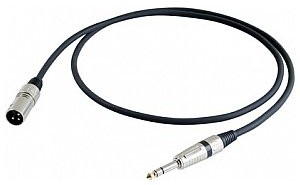 PROEL STAGE335LU3 kabel stereo jack 6,3 mm -> 3p XLR STAGE335LU3