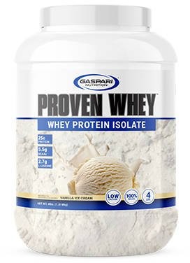 Gaspari NUTRITION Proven Whey [ 1814g ] - NUTRITION - Odżywka Białkowa WPI Izolat Serwatki Vanilla Ice Cream