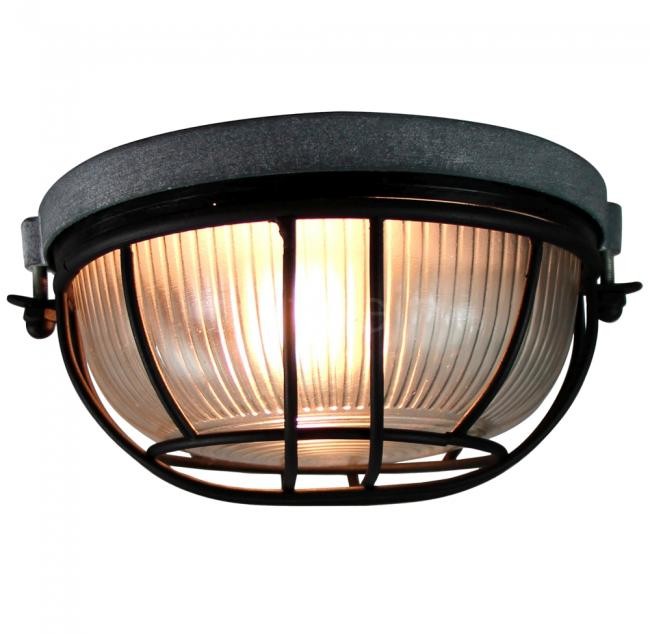 Brilliant Oświetlenie Lauren Oświetlenie ścienne i sufitowe Czarny, o wyglądzie kamienia, 1-punktowy 94480/76